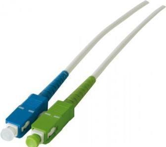 Produktbild Générique SC-APC/SC-UPC singlemode OS2 9/125 Fiber patch cable white - 10 m (S/FTP, CAT6, 10 m)