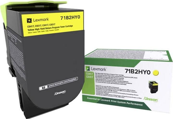 Actual product image Lexmark 71b2hy0 (Y)