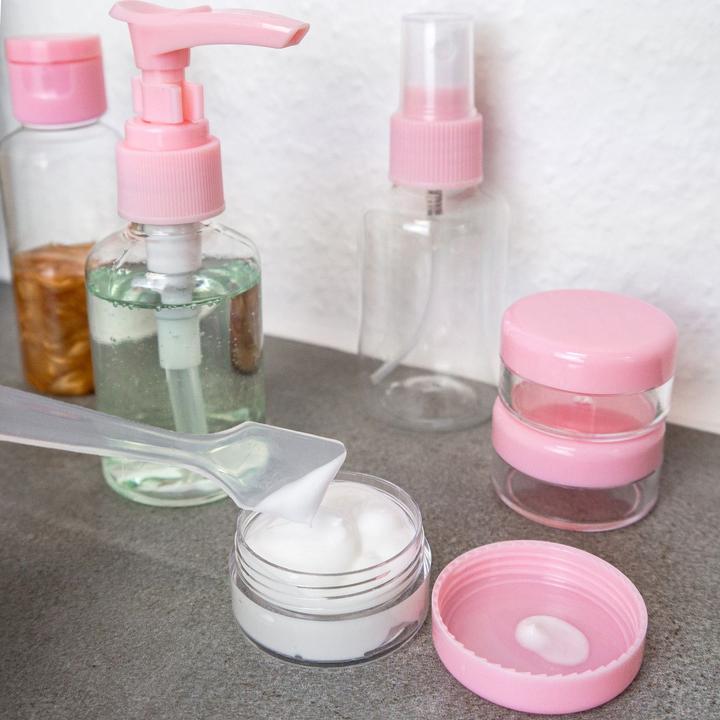 Immagine prodotto Intirilife Set di bottiglie in ROSA TRASPARENTE