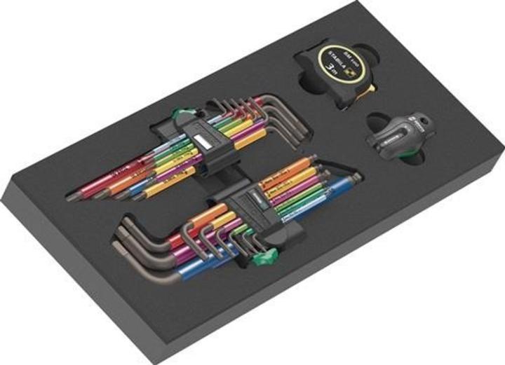 Wera 9740 Schaumstoffeinlage Winkelschlüssel Set 1