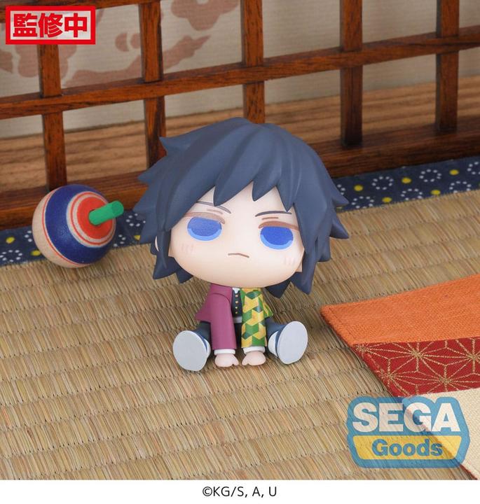 Actual product image Sega Goods Demon Slayer: Kimetsu no Yaiba Chubby Collection PVC Statue Shinobu Kocho & Giyu Tomioka (EX) 6 cm