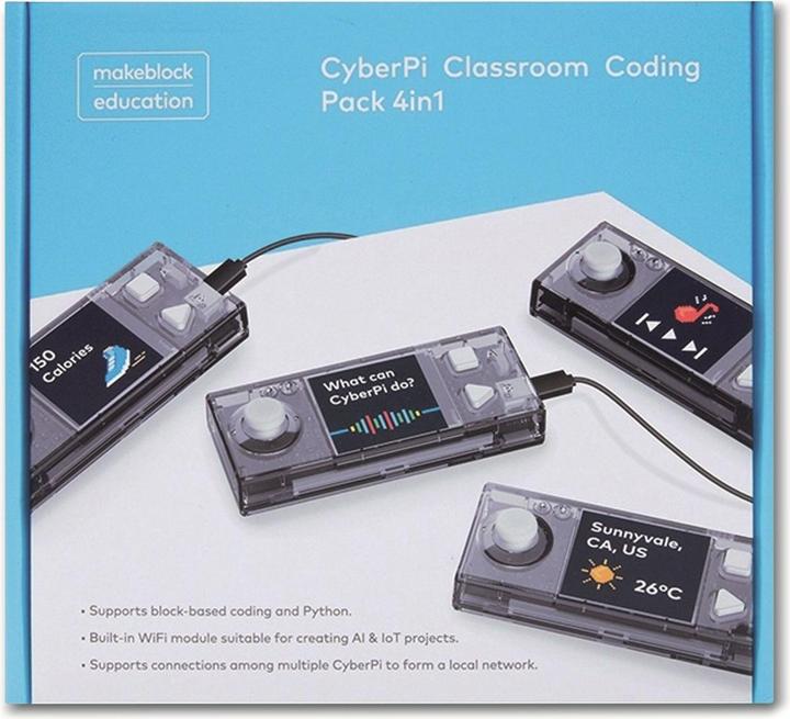 Image du produit Makeblock CyberPi Classroom Coding Pack (4 en 1) (Software)