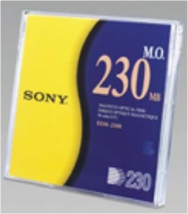 Actual product image Sony 3.5" MO cartridge 230MB (0.23 GB)