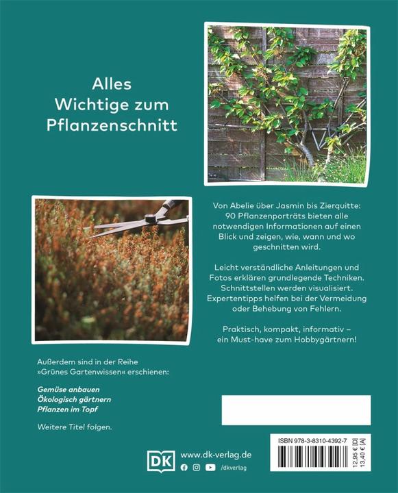 Produktbild Grünes Gartenwissen. Pflanzen richtig schneiden (Deutsch, Reinhard Ferstl, Stephanie Mahon, DK Verlag, 2022)
