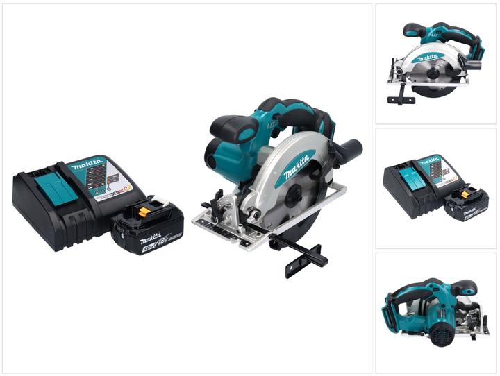 Actual product image Makita DSS 610 RM1 Battery hand-held circular saw 18 V 165 mm + 1x battery 4.0 Ah + charger