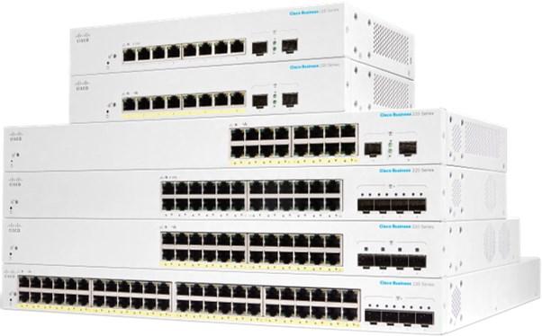 Produktbild Cisco PoE+ Switch CBS220-16P-2G 18 Port (18 Ports)