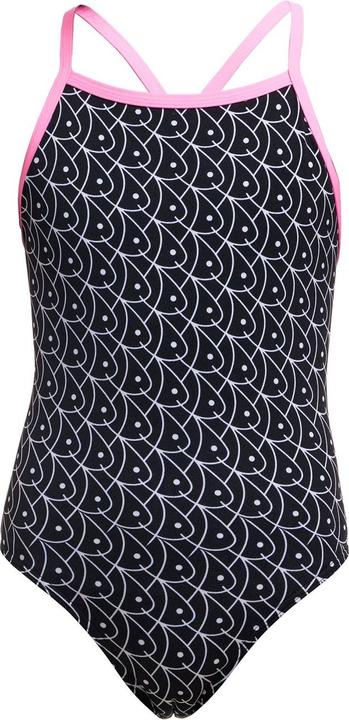 Funkita Girls Tie Me Tight One Piece Summer Fish (164)