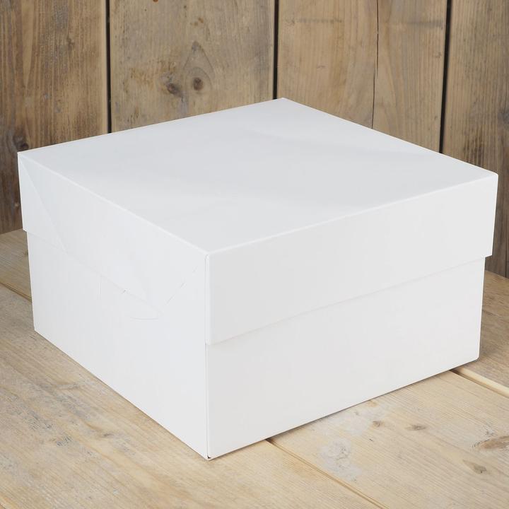 Produktbild FunCakes Kuchenschachtel - Weiss - 35x35x15cm