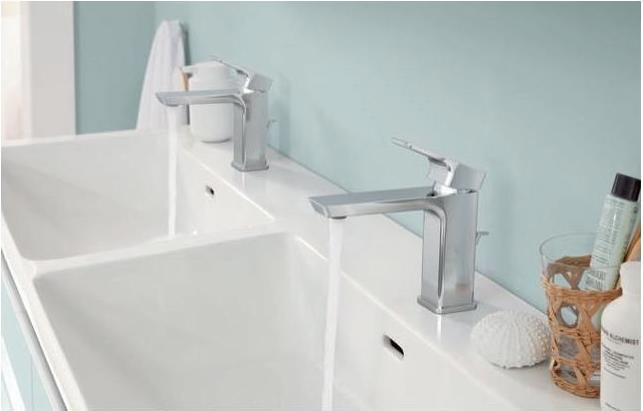 Produktbild Villeroy & Boch V&B Schrank-Doppelwaschtisch SUBWAY 3.0 1300x470mm m ÜL mit HL we (470 mm, 1300 mm)