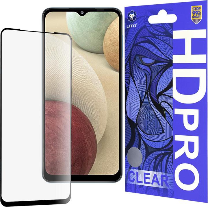 Actual product image Lito - HD Pro Clear - Samsung Galaxy A12 - Black (1 Piece, Samsung Galaxy A12, Samsung Galaxy A32 5G, Samsung Galaxy M02, Samsung Galaxy A12 Nacho, Samsung Galaxy A02, Samsung Galaxy M12)