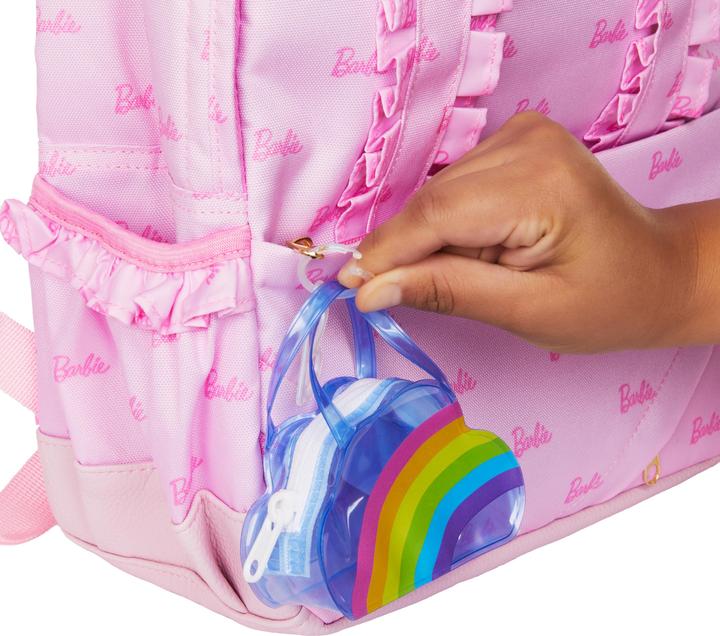 Produktbild Barbie Fashion Kleidung und Deluxe-Tasche mit Zubehör im Thekendisplay