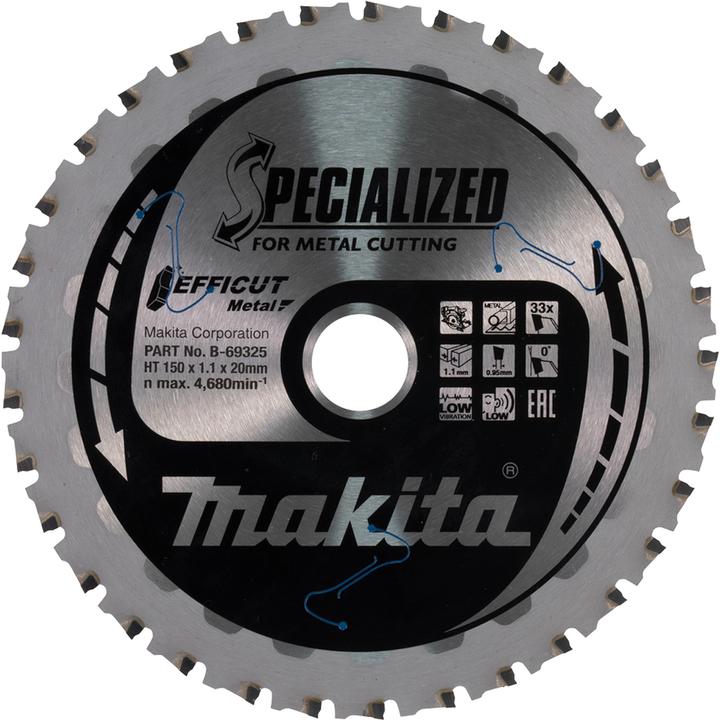 Makita EFFICUT Sägeblatt 150x20mmx33Zähne