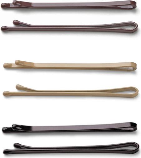 Image du produit Trisa Pinces à cheveux lisses laquées 55mm blond 250 pcs. (250 pcs)