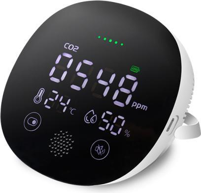 Produktbild LogiLink CO2-Messgerät,Temperatur & Luftfeuchtigkeitsanzeige
