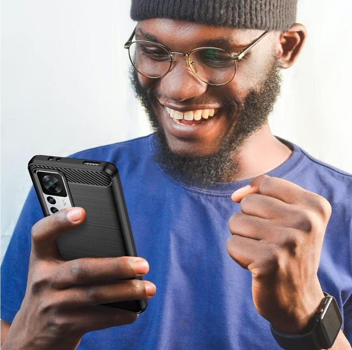 Produktbild Screenguard Xiaomi 12T Pro Hülle Carbon Brushed Soft TPU (Xiaomi 12T Pro)