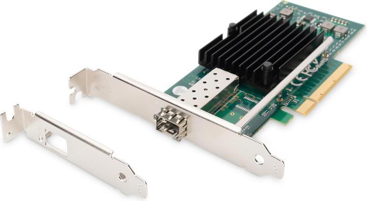 Actual product image Digitus SFP 1 Port 10G PC/Express Card Intel JL82599EN Chipset Optical and Copper Module (PCI Express 3.0 x8)