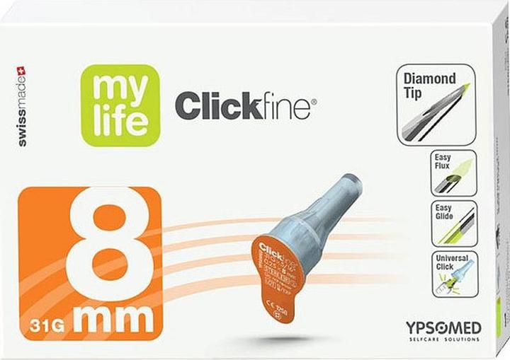 Mylife Clickfine Pen Nadeln 8mm 31G (Pen Nadeln + Einmalkanülen)