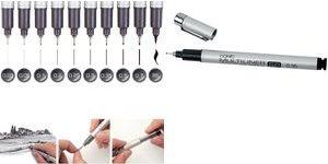 Actual product image Copic Multiliner SP Brush (Silver, 1 x)