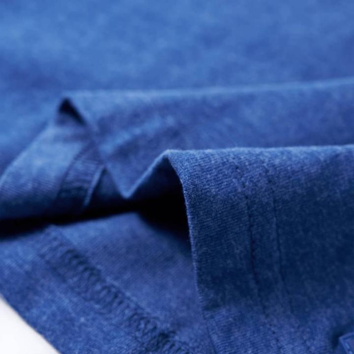 Immagine prodotto VidaXL Maglietta da bambino blu scuro melange 128,Materiale: 80 (128)