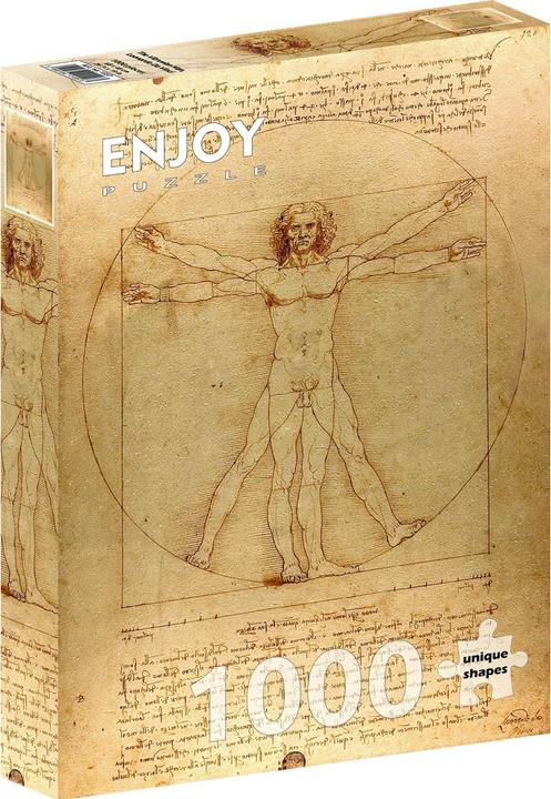 Actual product image Enjoy Puzzle ENJOY-1557 - The Vitruvian Man, Puzzle, 1000 pieces (1000 pieces)