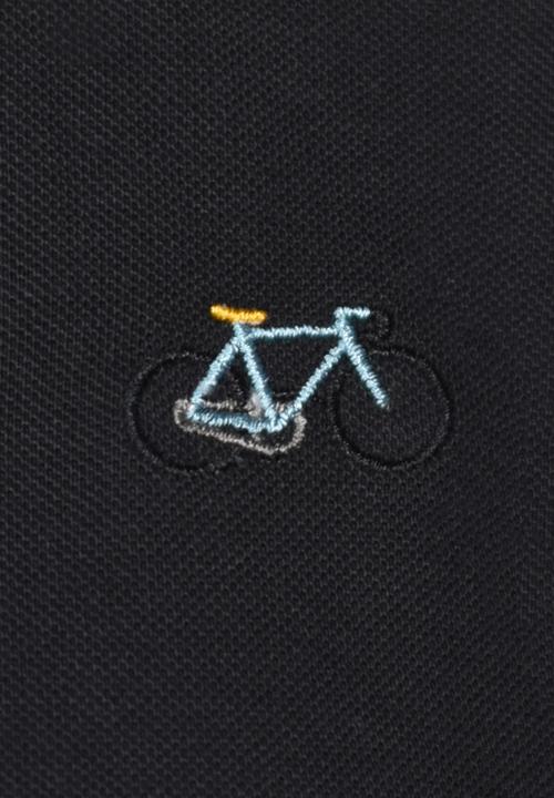 Actual product image Greenbomb Bike Vintage Strike Polo (S)