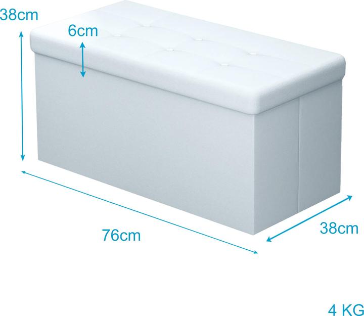 Actual product image Intirilife Bench OPALIN WHITE (78.38 cm)