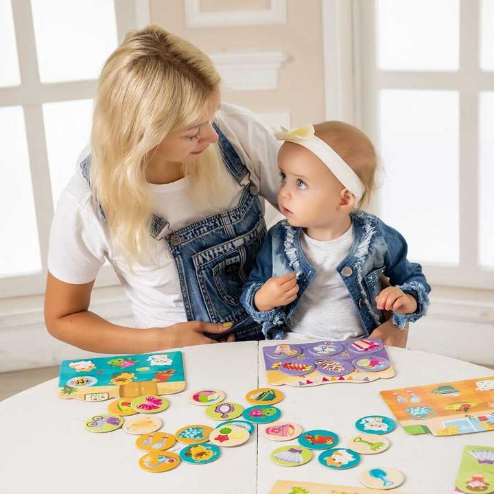 Produktbild Activity Board Lernspiele für Kinder, Familienspiel, Lotto, Kinderlotto - Wovon träumen Mädchen?