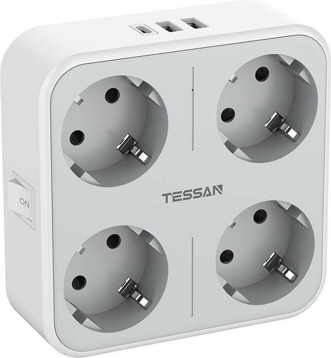 Produktbild Tessan wall socket TS-302-DE-C (4 x, CEE 7/3)