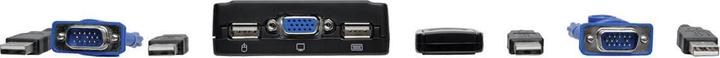 Produktbild Eaton TRIPPLITE 2-Port USB/VGA Cable KVM Switch with Cables and USB Peripheral Sharing