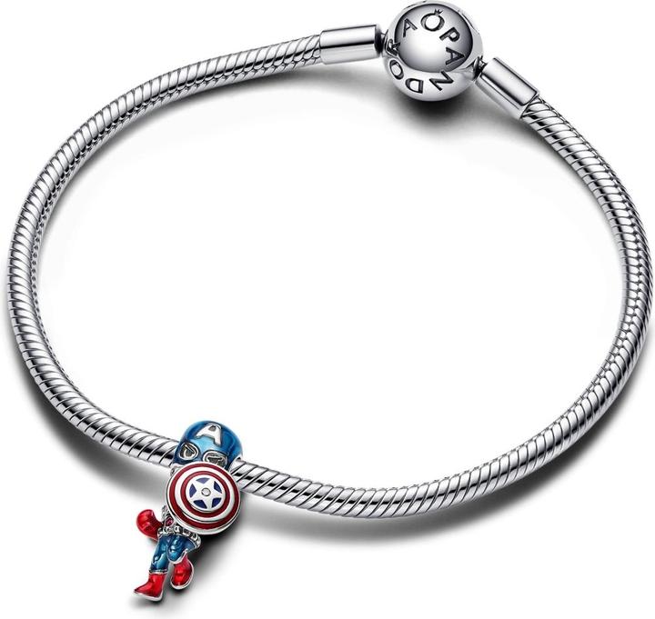 Immagine prodotto Pandora Capitan America (Argento 925, Smalto)