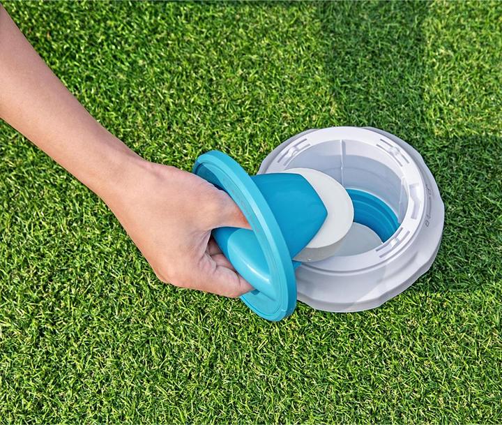 Actual product image Bestway Collapsible Chemical Floater with Glove