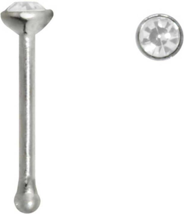 Bijouteria Nasenpiercing (Edelstahl, Kristall)