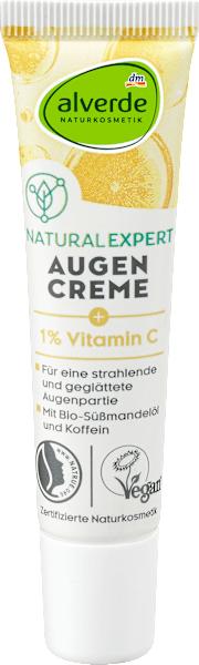 Immagine prodotto dm alverde Natural Expert 1% Vitamina C (Crema per la cura degli occhi, 15 ml, Giorno + Notte)
