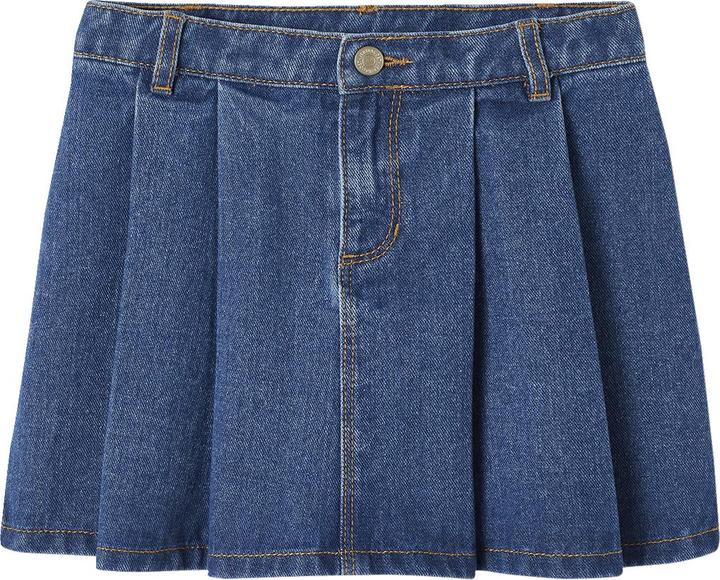Produktbild Vertbaudet Mädchen Faltenrock aus Denim (98, 104)