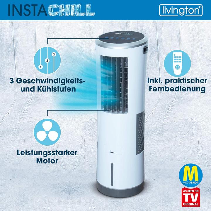 Image du produit Livington InstaChill - Mobiler Luftkühler mit Wasserkühlung