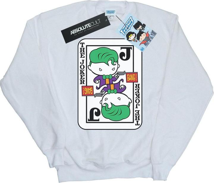 Actual product image Mens Chibi Joker Playing Card Sweatshirt (L)