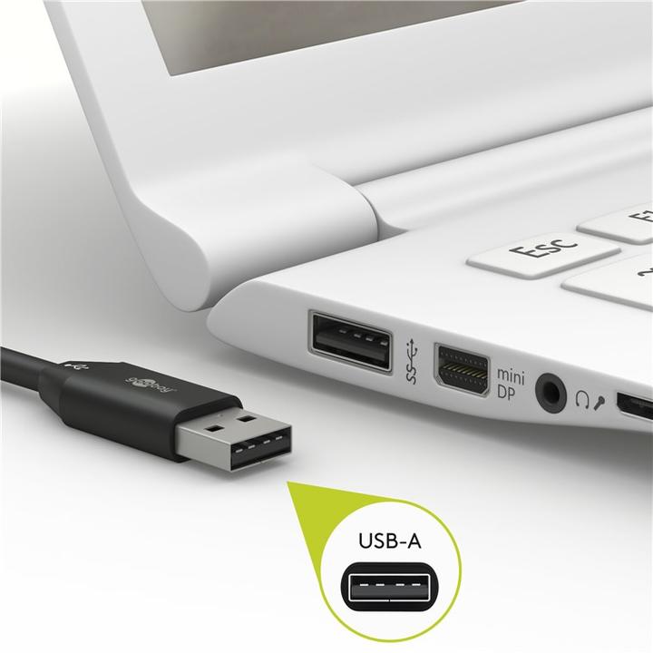Actual product image Goobay USB cable (1 m, USB 2.0)