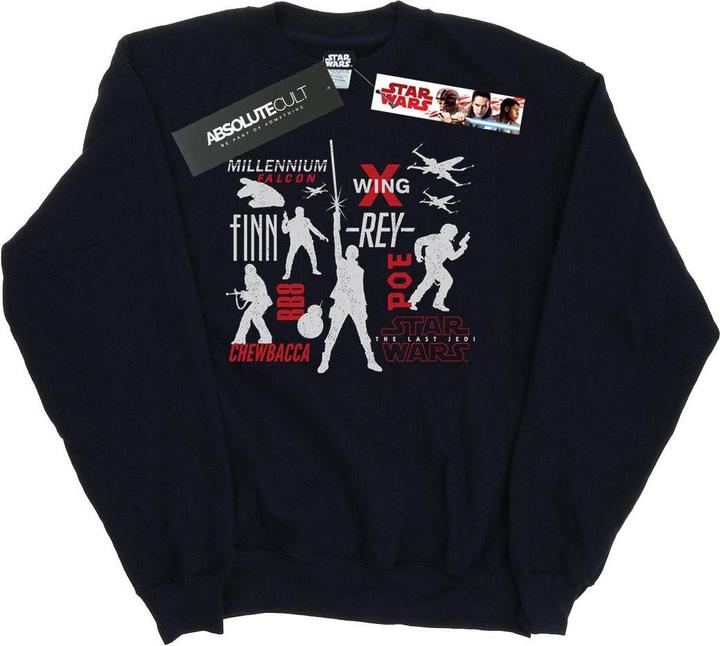 Star Wars The Last Jedi Rebellion Silhouettes Sweatshirt (S)