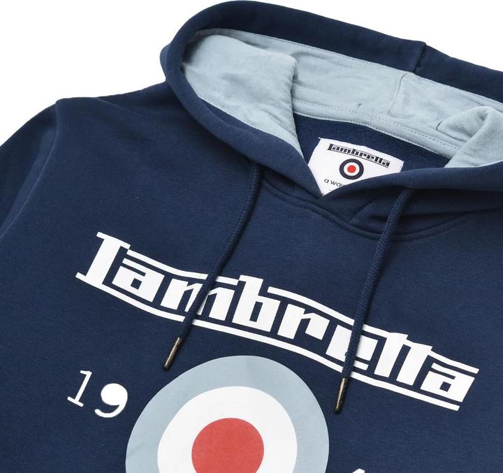 Immagine prodotto Lambretta AW24 Felpa con Cappuccio Obiettivo Uomo (4XL)