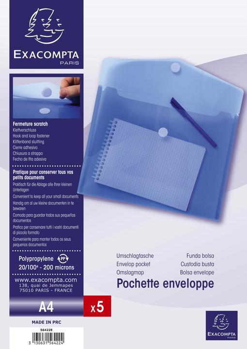 Actual product image Exacompta Brochure cover (A4, 5 x)