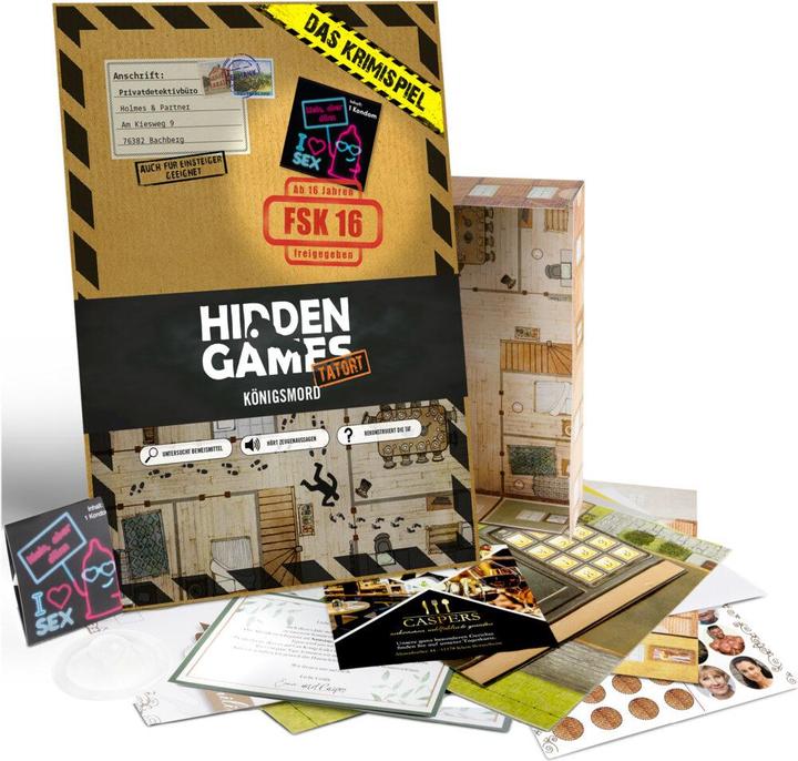 Actual product image Hidden Games Case 5 - Regicide (German)