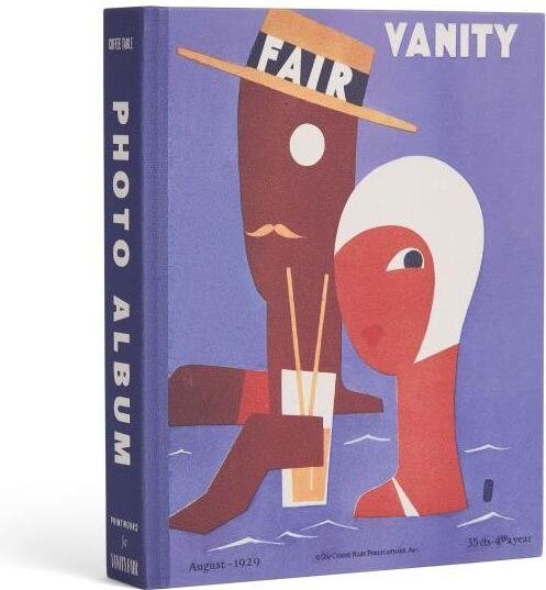 Printworks Fotoalbum Vanity Fair, August 1929 Titelseite dunkelviolett (28 x 21 cm)