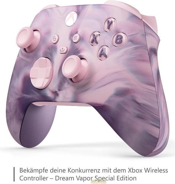Actual product image Microsoft Xbox Wireless Controller - Dream Vapor (Special Edition) (Xbox Series X, Xbox Series S, Xbox One X, Xbox One S)