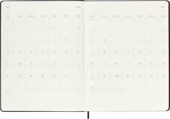 Actual product image Moleskine Notebook (19 x 25 cm, English)