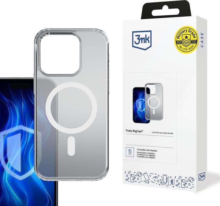 Immagine prodotto 3MK Frosty MagCase iPhone 15 Pro Max biały/bianco (Apple iPhone 15 Pro Max)