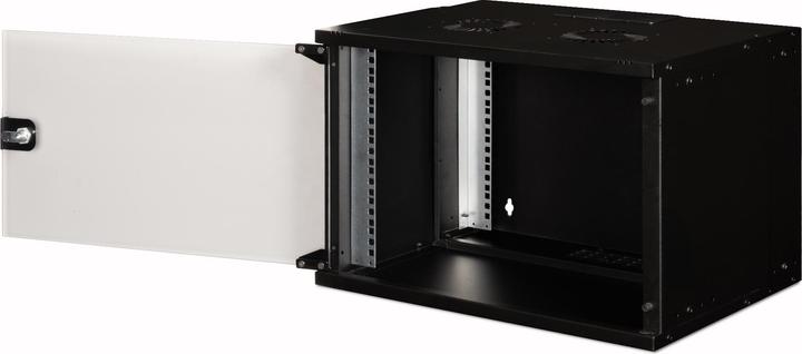 Actual product image Digitus 19" 7U wall-mounted housing, SOHO PRO 370 x 540 x 400 mm, black (7 RU, 19 inch rack)
