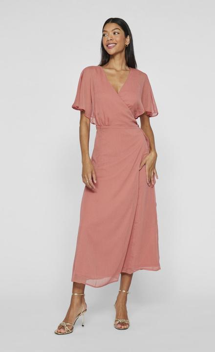 Image du produit Vila Maxi robe portefeuille à manches courtes (40)