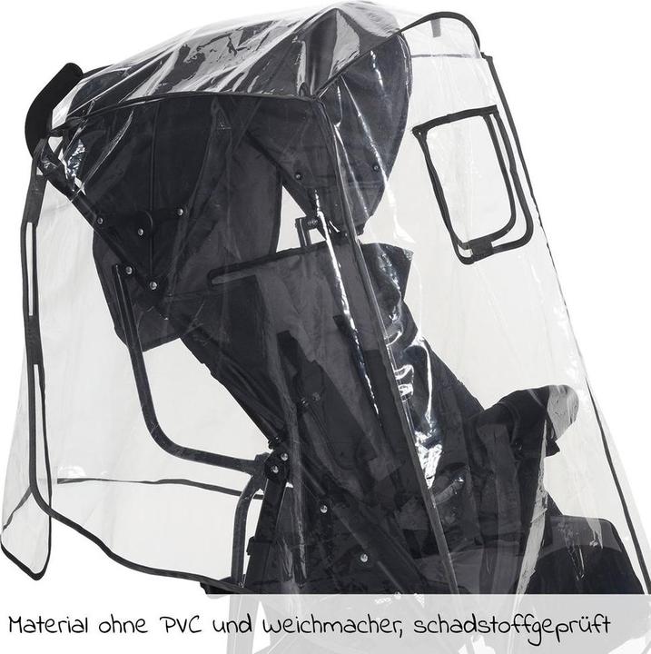 Produktbild Diago Universal Regenschutz für Buggy & Sportwagen mit verschliessbarem Regenschutz