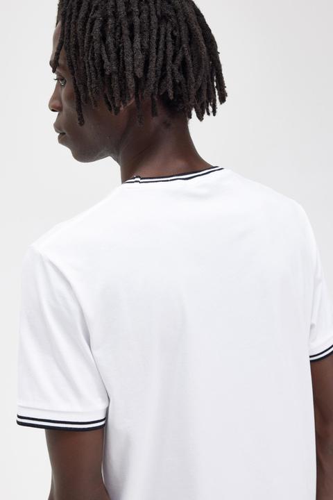 Immagine prodotto Fred Perry Maglietta con doppia punta 100 (L)
