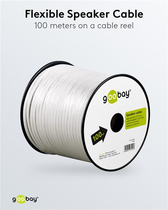 Produktbild Goobay Install (100 m, 2.50 mm²)